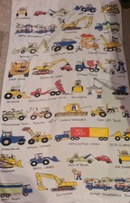 TYRRELL KATZ TOWEL Vehicles digger tractor trucks bathroom gift
