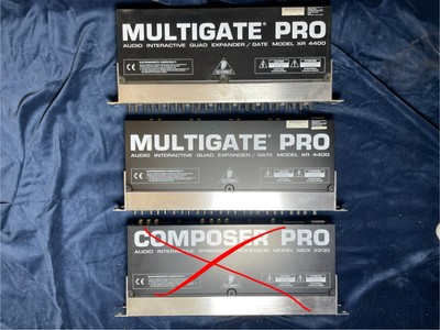 2x Behringer multigate