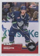 2021-22 Upper Deck CHL Stars Exclusives 29/100 Conner Roulette #326 0sw9