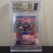 Panini Chronicles Anthony Edwards Hometown Heroes Optic Rookie #546 BGS 9.5