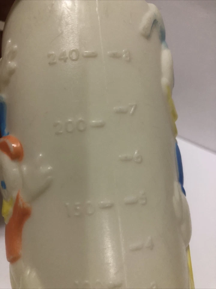 Vintage 1984 Evenflo Babyflasche Disney Mickey Mouse. Nur Flasche - Bild 4 von 4