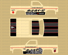'83 CHEVY SILVERADO Custom WaterSlide Decal for hot wheels 1/64 a1