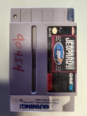 Jeopardy (Super Nintendo Entertainment System, 1992 SNES