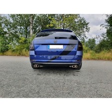 FOX Sportauspuffanlage ab Kat je 1x145x65mm Trapez für Skoda Octavia 5E 4x4 2.0l