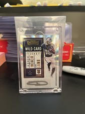 2020 Panini Contenders CeeDee Lamb #107 Wild Card Rookie Ticket Autograph. rookie card picture