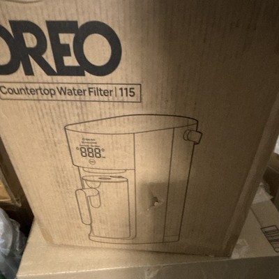 DREO 115 Countertop Water Filter, White, Compatible with Brita Maxtra+