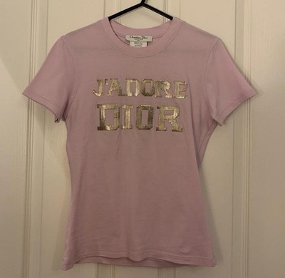 Christian Dior Pink J'ADORE DIOR THE LATEST BLONDE SHIRT 
