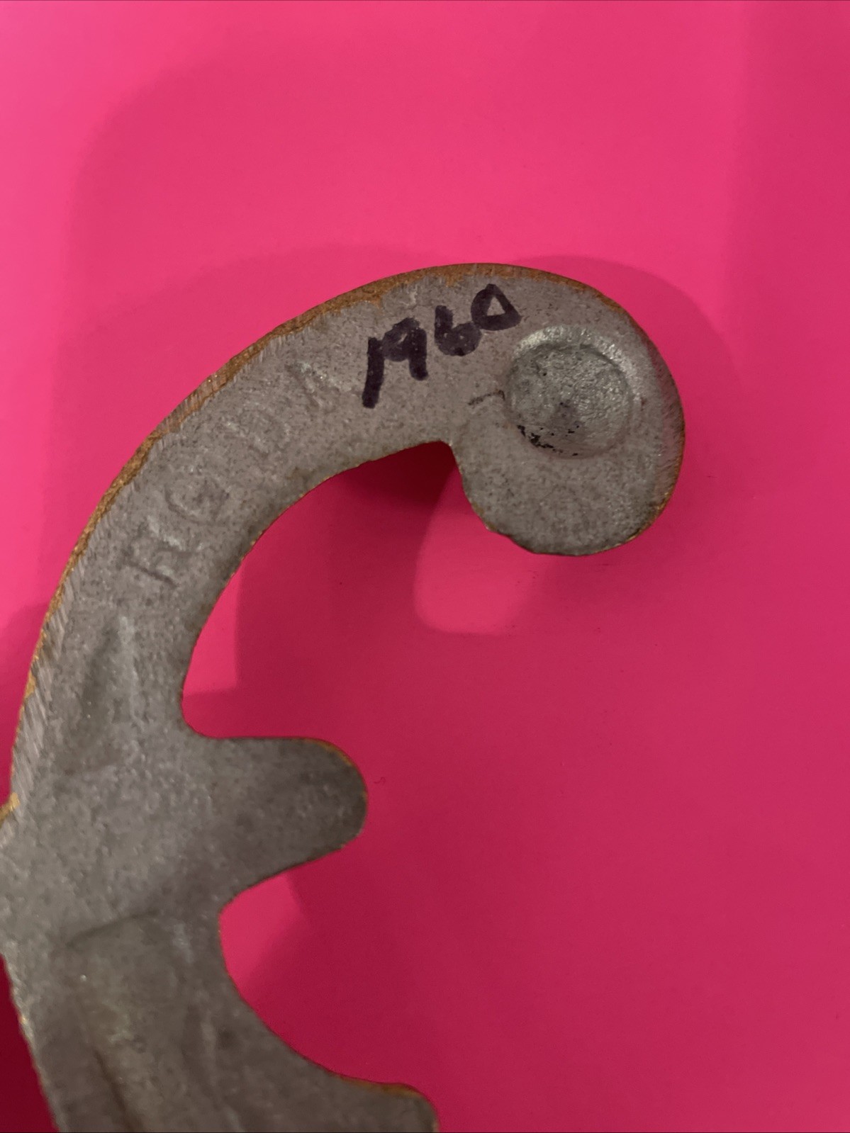 VTG Lyre Harp Cast Metal -HODA-Retro Home Decor Wall Hangings-2(s-1)