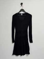 Missoni Black Knit Long Sleeve Dress Women's