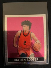Cayden Boozer 2025 Leaf National 15th Anniversary 1948 Retro Pink Lazers #5/8
