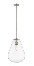 Ayra 1-Light Pendant Light In Brushed Nickel