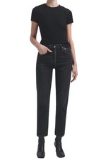 Agolde Riley High Rise Crop Straight Jeans Size 31