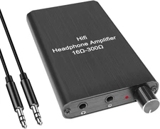 Headphone Amplifier Portable 3.5 Mm Audio Amp with Lithium Battery for MP3, MP4,