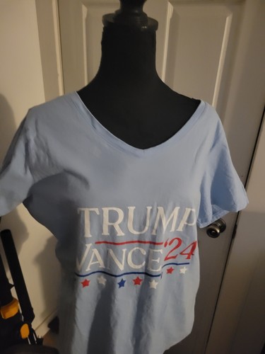 trump vance 24 t shirt. Baby blue