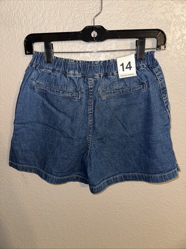 GAP Girls Shorts Size 14 NWT Stretch Waist Medium Wash - Picture 7 of 7
