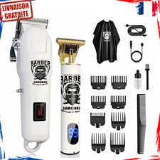 Tondeuse Cheveux Barbe Professionnelle Rechargeable Kit Coiffure Salon Homme