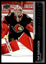 2021-22 Upper Deck Young Guns Filip Gustavsson Ottawa Senators #225