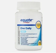Equate One Daily Men's Multivitamin Multimineral Supplement, 100 Tablets