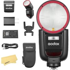 Godox V1Pro S USA Version Round Head Camera Flash for Sony Camera Flash