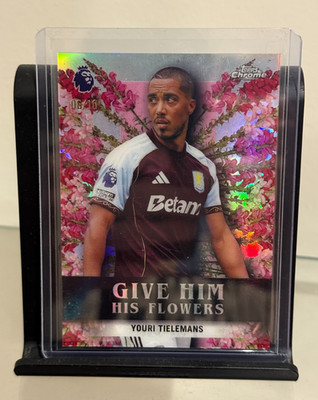 Topps Chrome Premier League 2026 Youri Tielemans 6/10 Give Him His Flowers