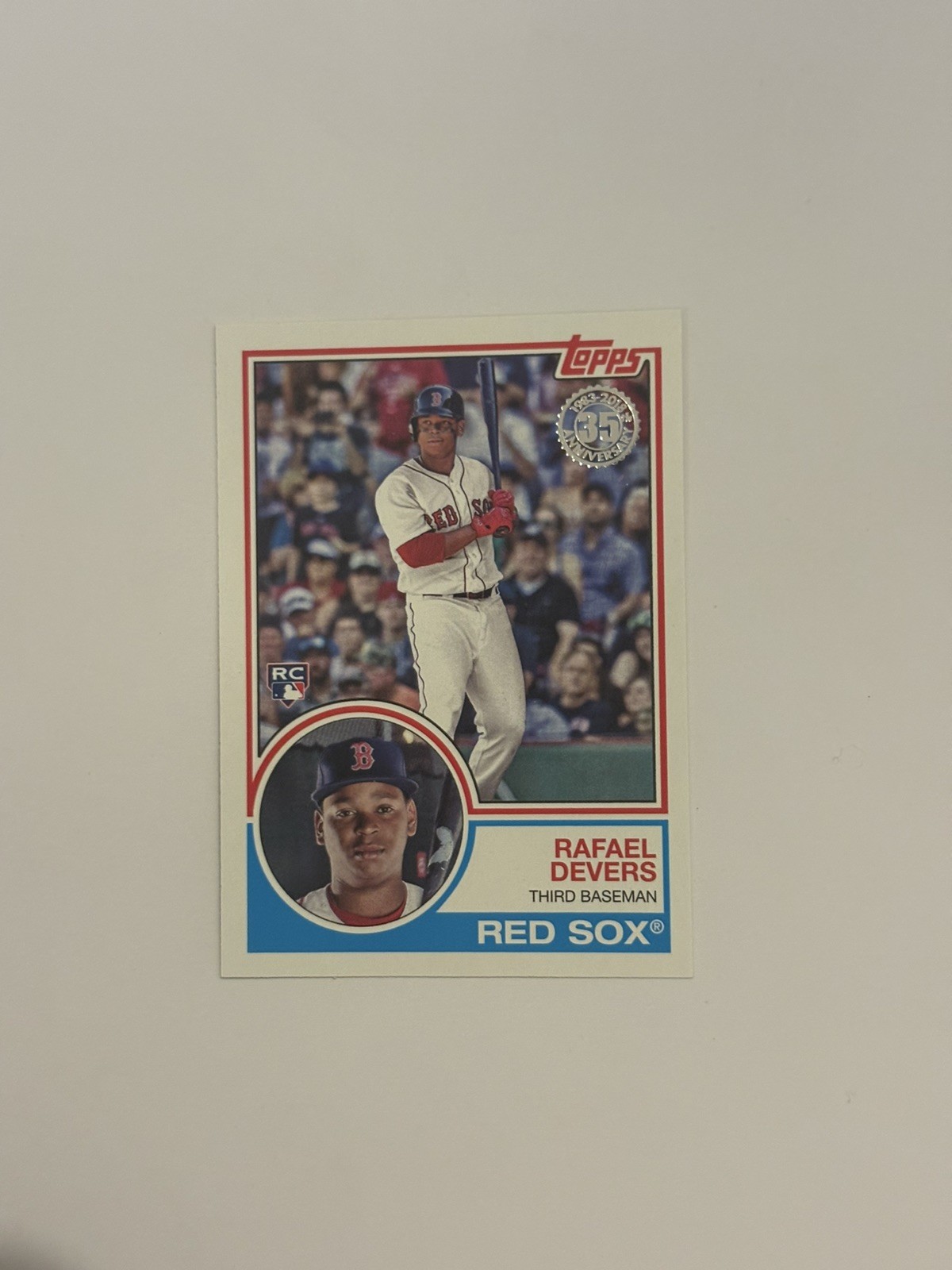 2018 Topps - 1983 Topps Design Rafael Devers #83-14 Rookie Card RC Red Sox 