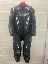 RST Tractech Evo 5 Motorcycle One piece Leather Race Suit - Men's Size UK 44