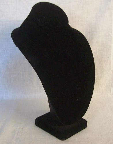 Store Display Fixtures MID-SIZE NECKLACE BUST JEWELRY DISPLAY 12" Tall x 7.5" W
