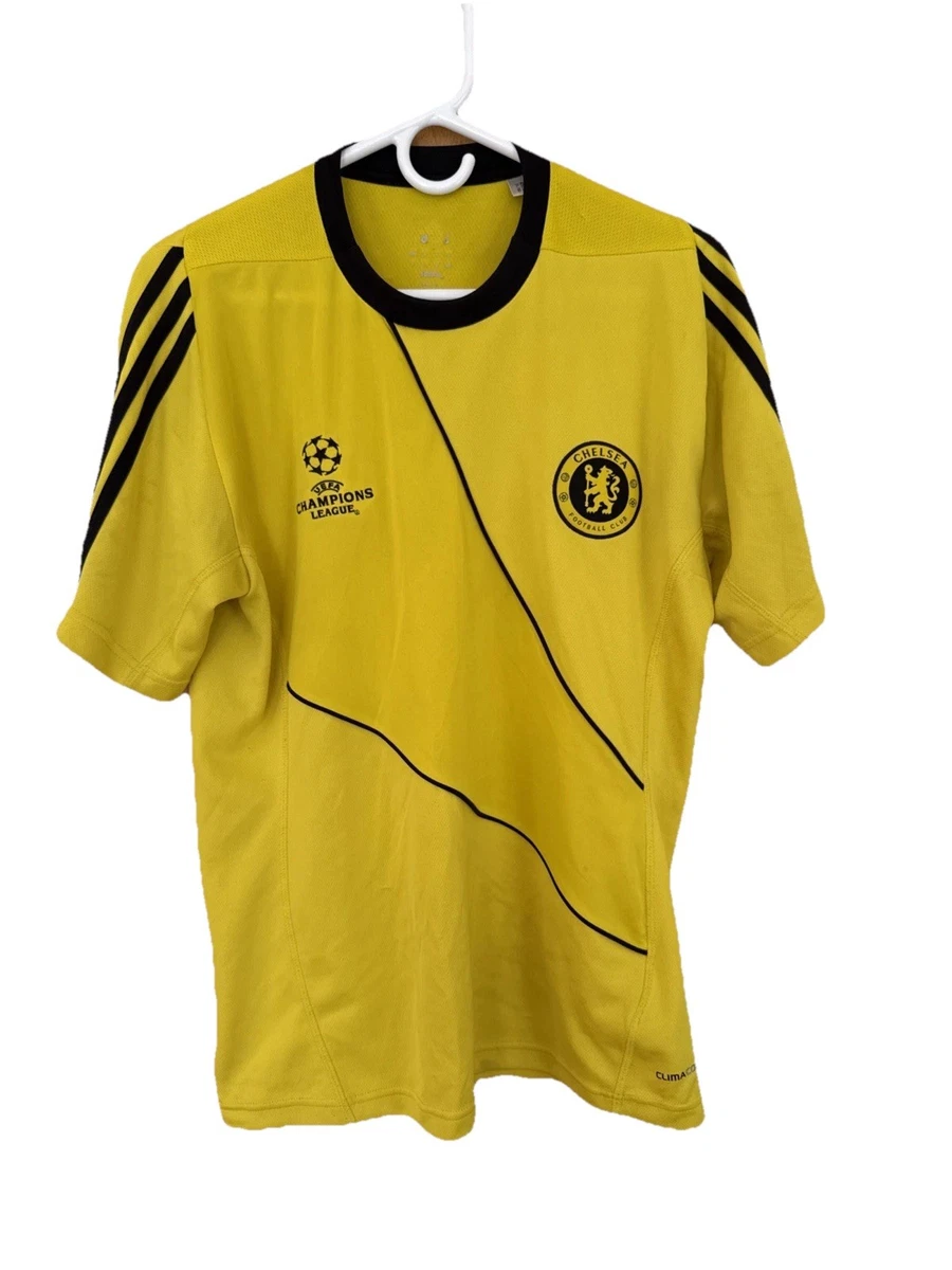 adidas Chelsea Yellow International Club Soccer Fan Apparel and