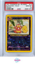 SLOWKING-HOLO PROMO  POKEMON SOUTHERN ISLANDS  PROMO 2001 14 PSA 10