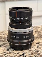 Pentax Machida PE-MF PE-MF76VS Rare Lens / Adapter for Pentax MF MF-1