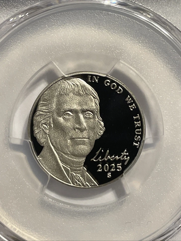 2025 S PROOF Jefferson Nickels PGCS PR70 First Strike Nickel From Proof Sets - Image 3 of 3