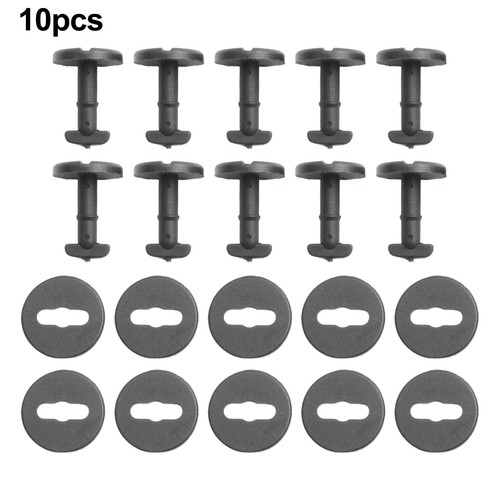 10 Floor Carpet Mat Clips for BMW E36 E46 E38 E39 Series with Lock and Washers - Picture 2 of 12