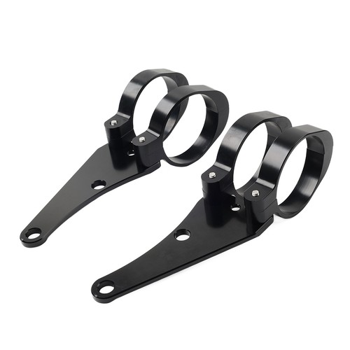 58MM Motorrad Scheinwerfer Halterung Mount Clamp Fork Tube Halter für Harley - Picture 10 of 11