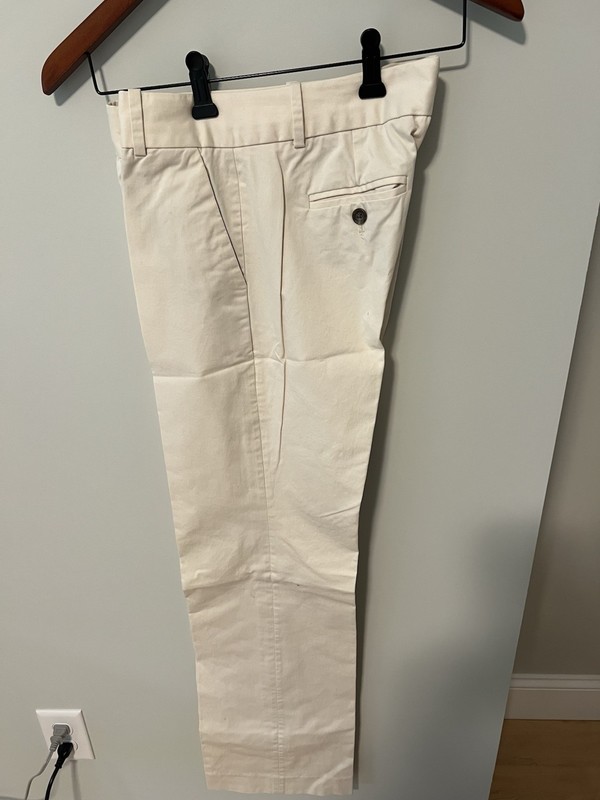 J. Crew Cafe Trouser pants womens size 2 Cream/Off White Wide Leg
