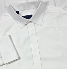 DAVID DONAHUE MENS COTTON TUXEDO/FORMAL TRIM-FIT DRESS SHIRT 18-34-35 FC 165