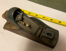 Vintage Old Antique Wood Plane Tool Made in USA Stanley? Craftsman? Metal small