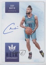 2019-20 Panini Court Kings Heir Apparent Sapphire 24/25 Cody Martin Auto 1u6