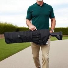 Tactical Rifle Scabbard Gun Bag Sling Bag Molle Shotgun Holster Case Hunting Bag