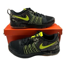 Nike Air Max Effort TR AMP Shoes Mens Sz 10 Black Volt Camo Sneakers 705367-072