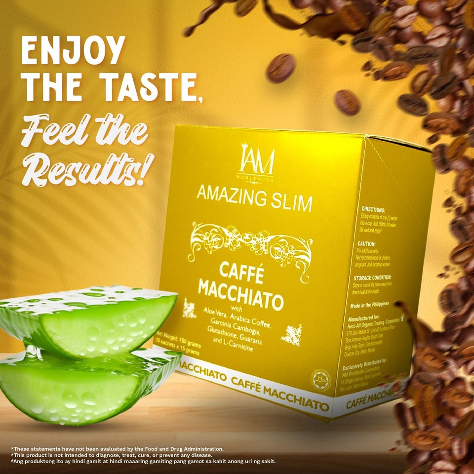 IAM Amazing Slim Caffe Macchiato with Garcinia Cambogia 1 Box Exp. 2027 ...