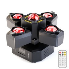 120W LED Laser Magic Ball Moving Head Light Beam Stage Disco DMX Spot Lighting