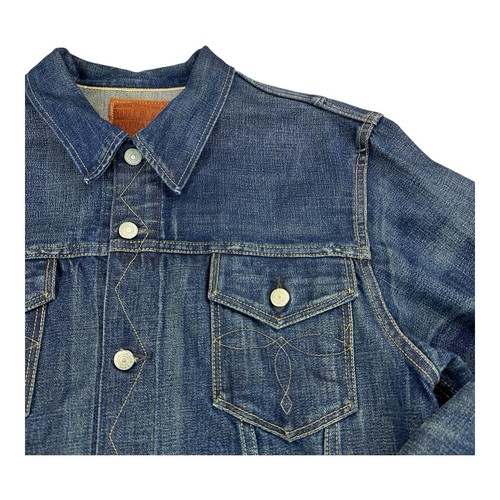 Double RL RRL Ralph Lauren Durango Selvedge Denim Trucker Chore Jacket Men’s XL - Bild 4 von 24