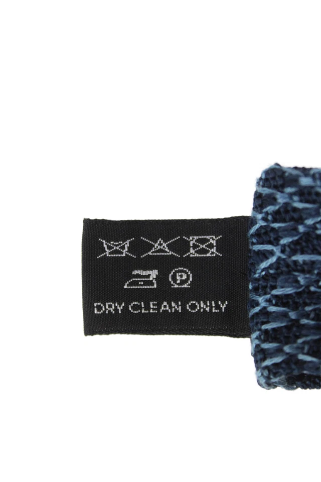 Corbata clásica tejida de punto azul marino Tom Ford para hombre Foto 4 de 4