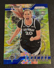 Kate Martin 2024 Panini Prizm WNBA Fractal Blue Pulsar Rookie RC Prizm /199 -#6
