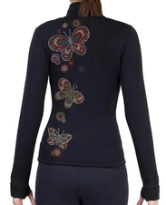 Figure Skating Polartec Fleece Jacket Rhinestone JR206