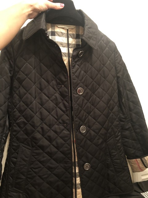 burberry quilted jacket used