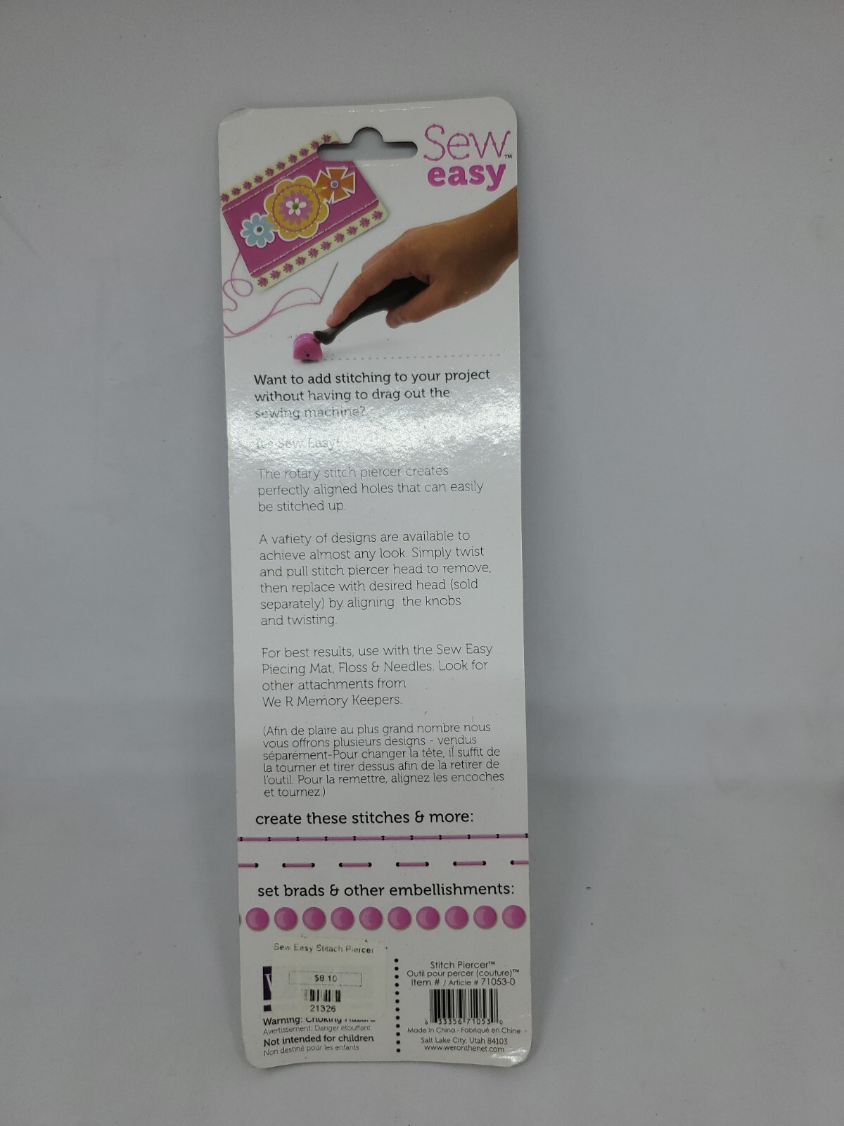 Sew Easy Stitch Piercer Handle & NeedleStraight Head eBay