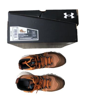 Under Armour UA Charged Maven Trek Orange Blue Shoes 3026370-800 