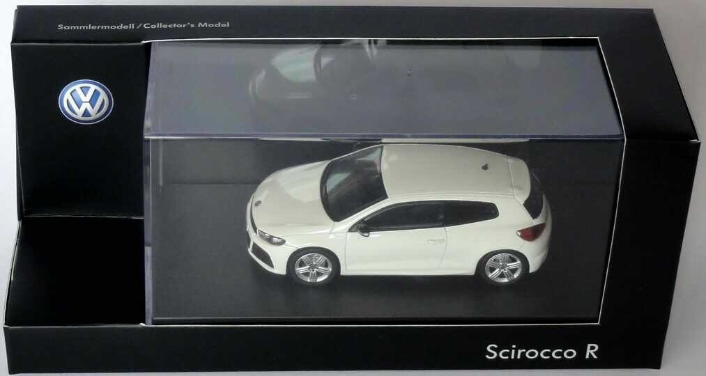 VERY RARE VW SCIROCCO R 2.0 TURBO 2010 CANDY WHITE 1:43 NOREV