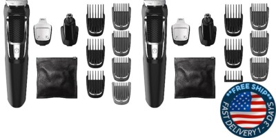 Recortadora todo en uno Multigroomer Series 3000, kit de cuidado para hombres.